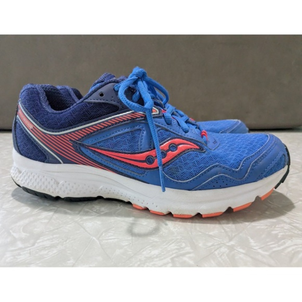 Saucony‎ Women's Size 8 "Cohesion 10" Running Shoes Blue Coral S15333-2